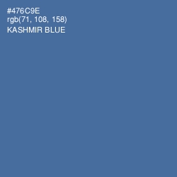 #476C9E - Kashmir Blue Color Image